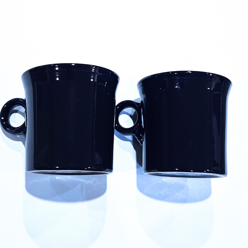 NEW a Set of Fiesta Mugs in Classic Cobalt Blue